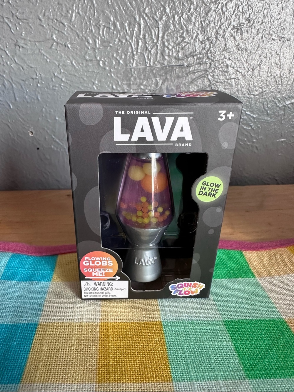 Schilling LAVA Glow-in-the-Dark Purple Lava Lamp